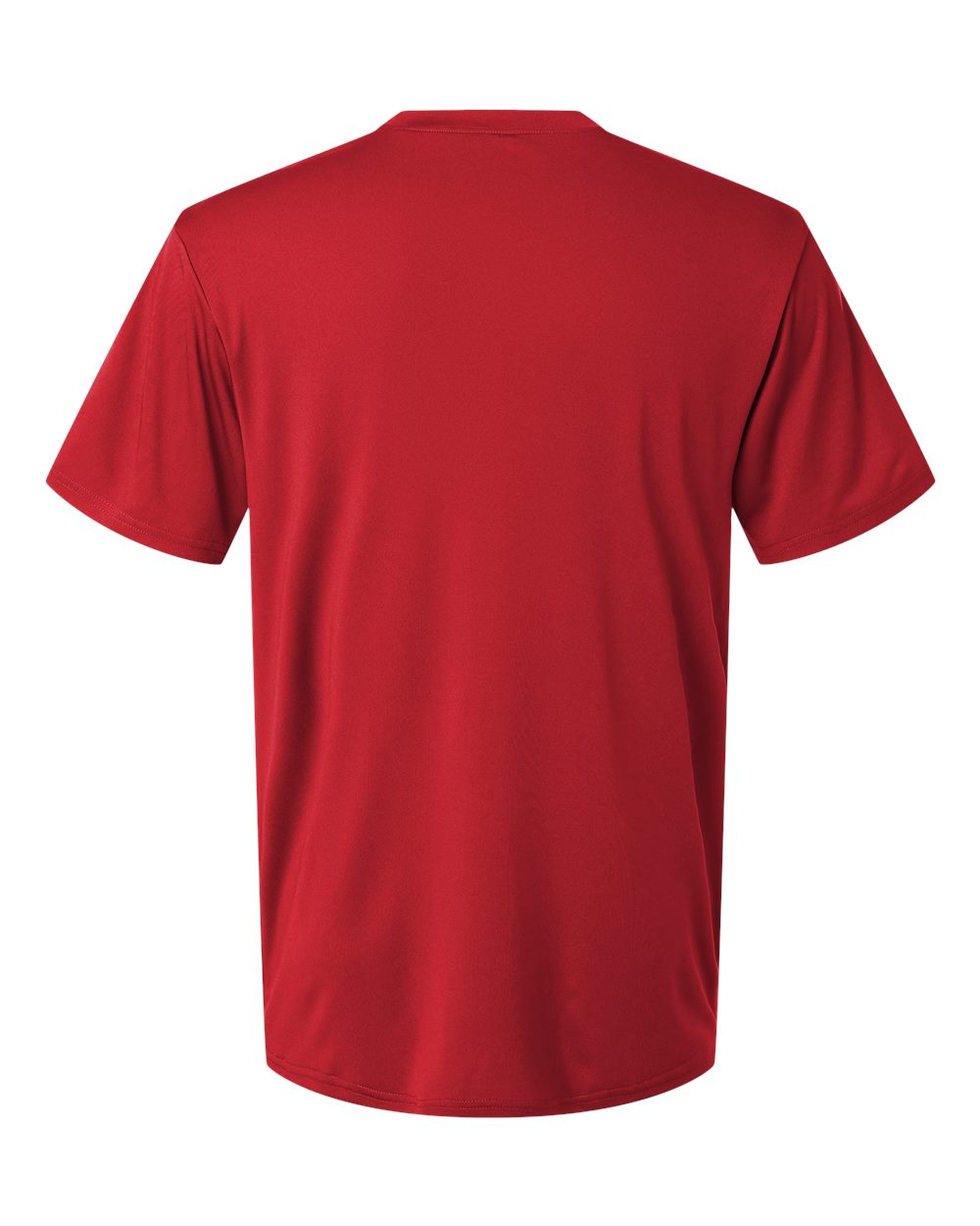 Rear View of Red Pro-Lock Performance T-Shirt - 48000