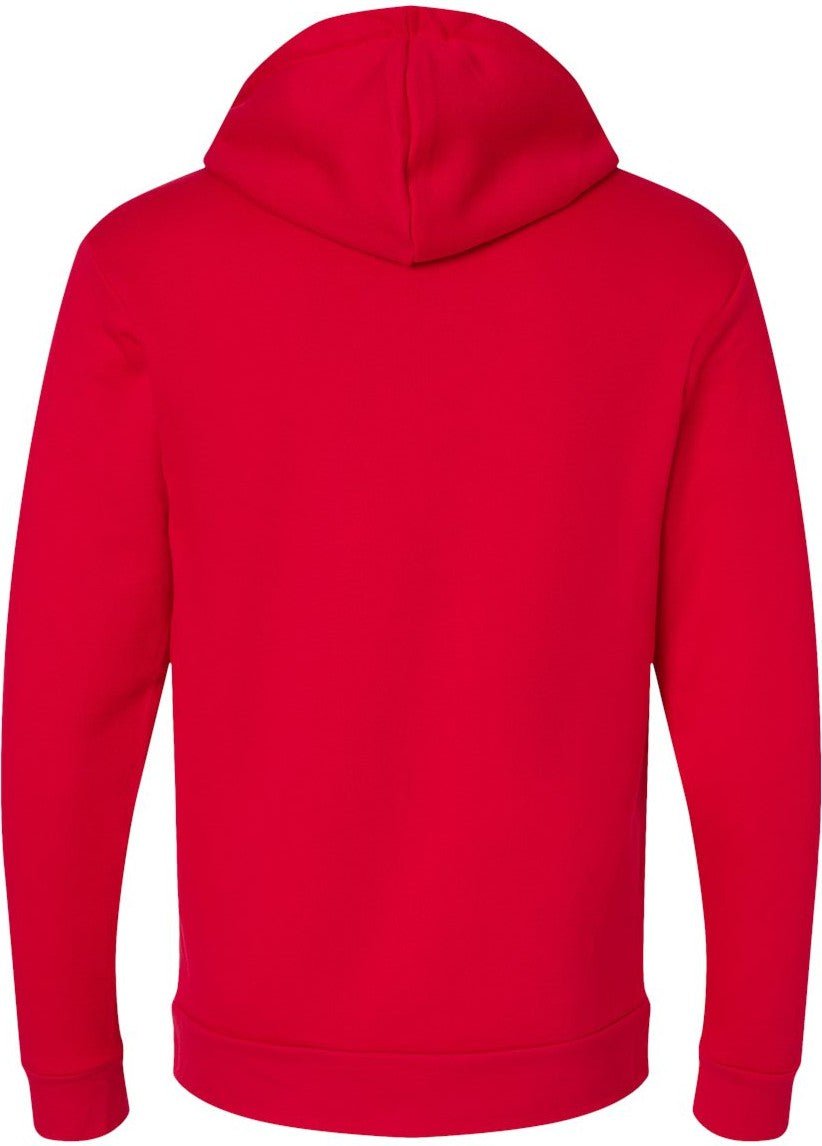 Rear View of Red Santa Barbara Hoodie - 9303