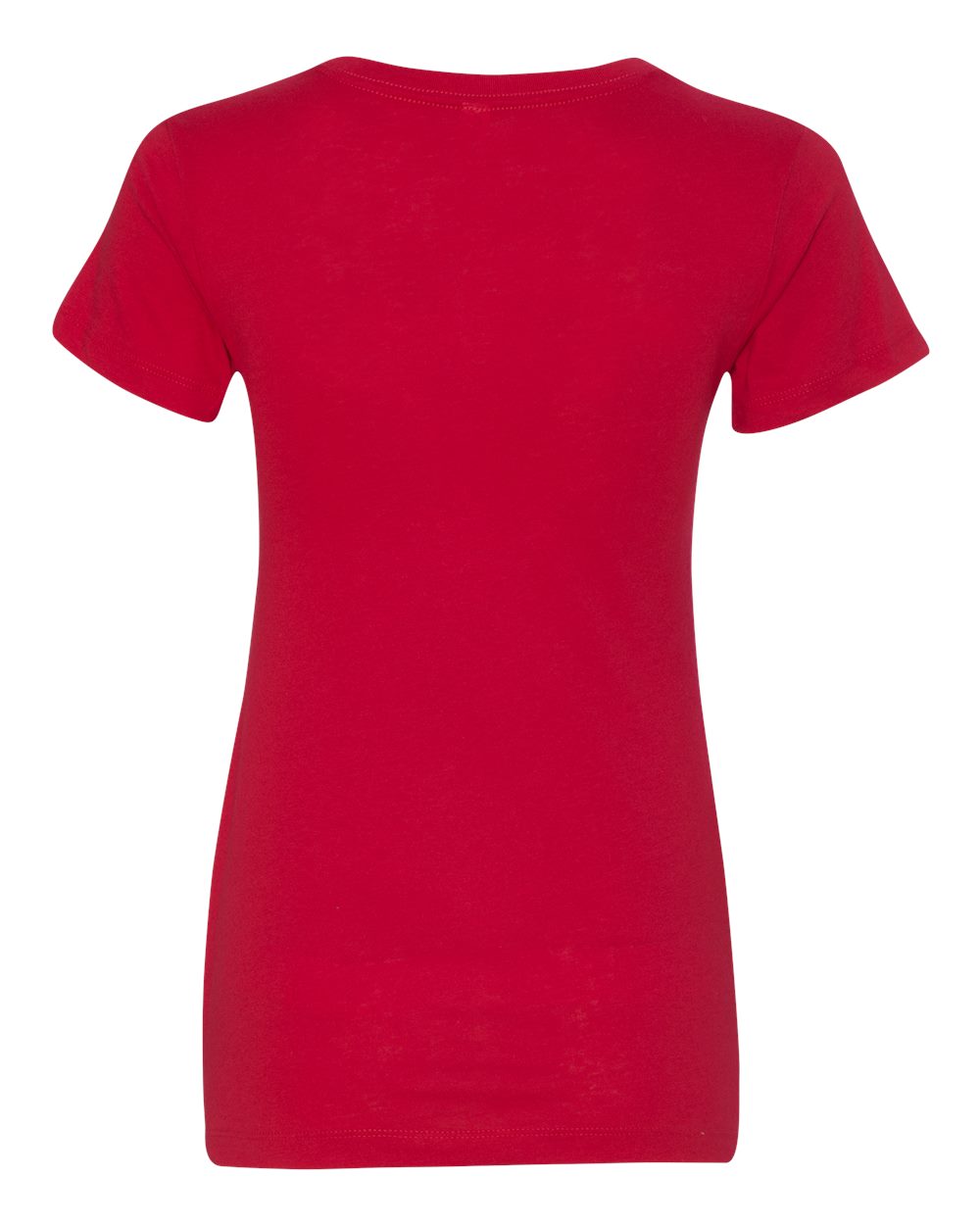 Rear View of Red Women's Ideal T-Shirt - 1510