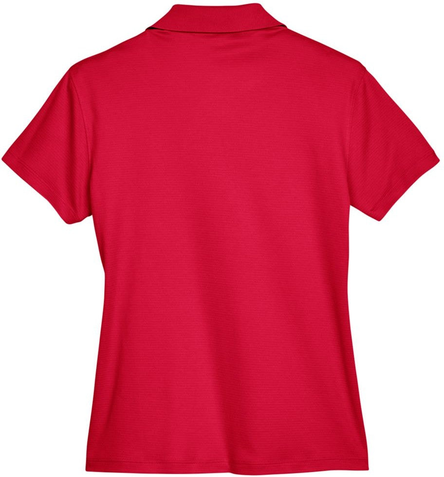 Rear View of Red Women's Pima-Tech™ Jet Piqué Polo - DG200W
