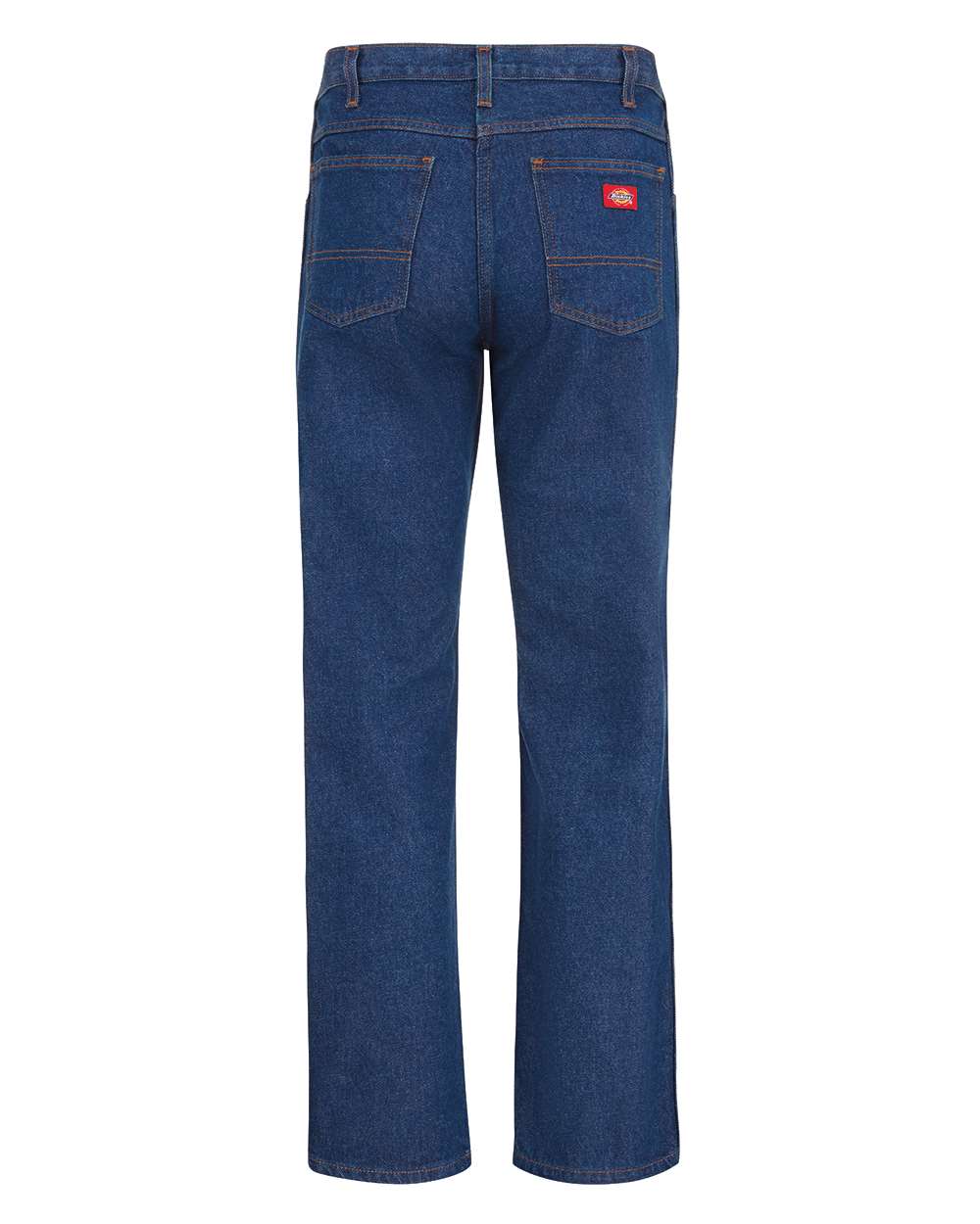Rear View of Rinsed Indigo Blue - 34I Industrial Jeans - C993