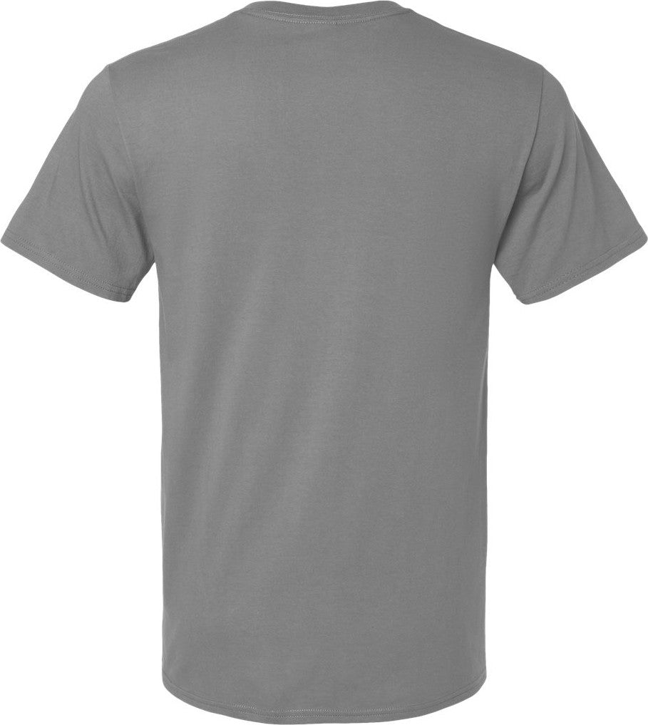Rear View of Rock Premium Cotton T-Shirt - 570MR