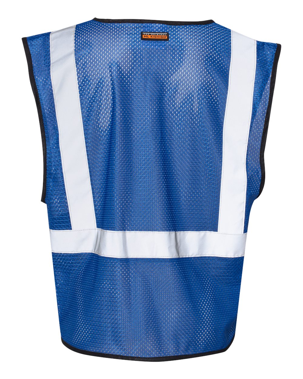 Rear View of Royal Blue - B121 EV Series® Enhanced Visibility Non-ANSI Vest - B120-131