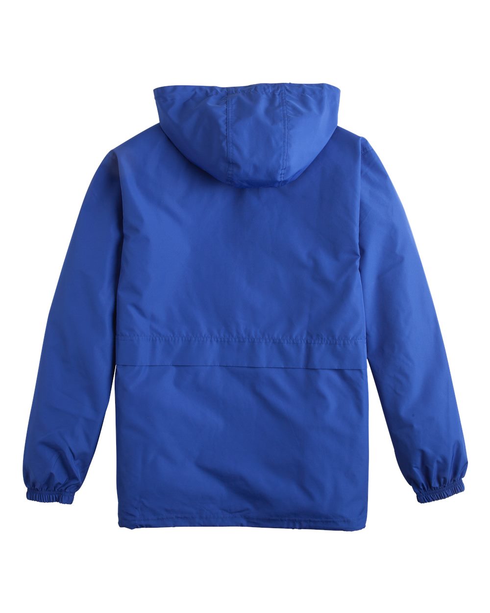 Rear View of Royal Blue Full-Zip Anorak Jacket - CO125