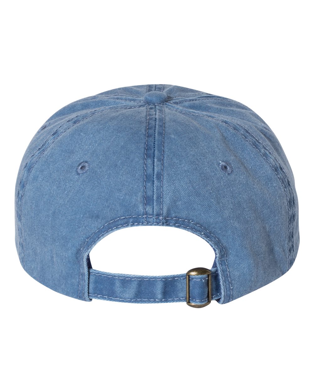 Rear View of Royal Blue Pigment-Dyed Cap - SP500