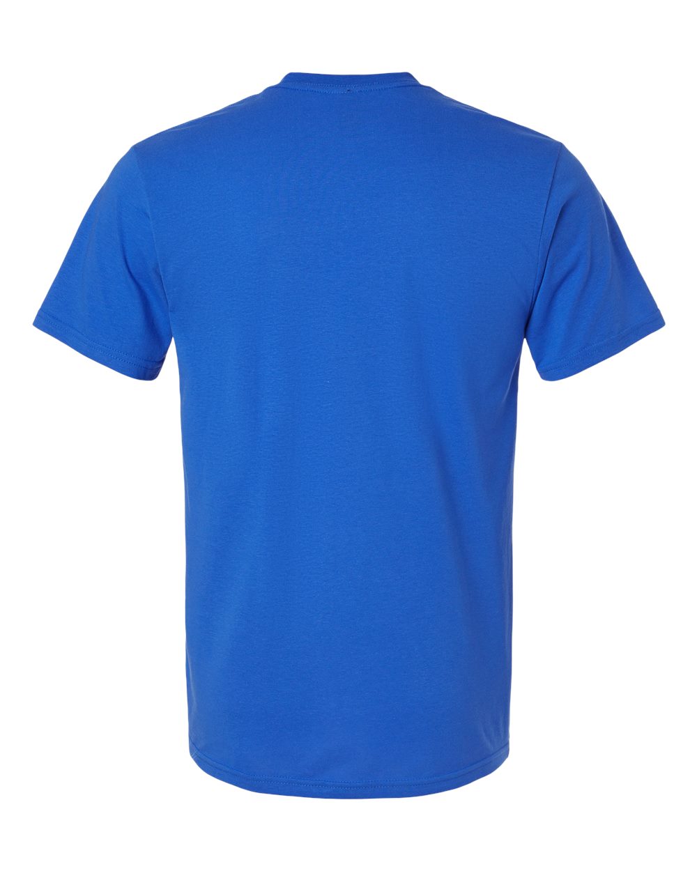 Rear View of Royal Blue Softstyle® Lightweight T-Shirt - 980