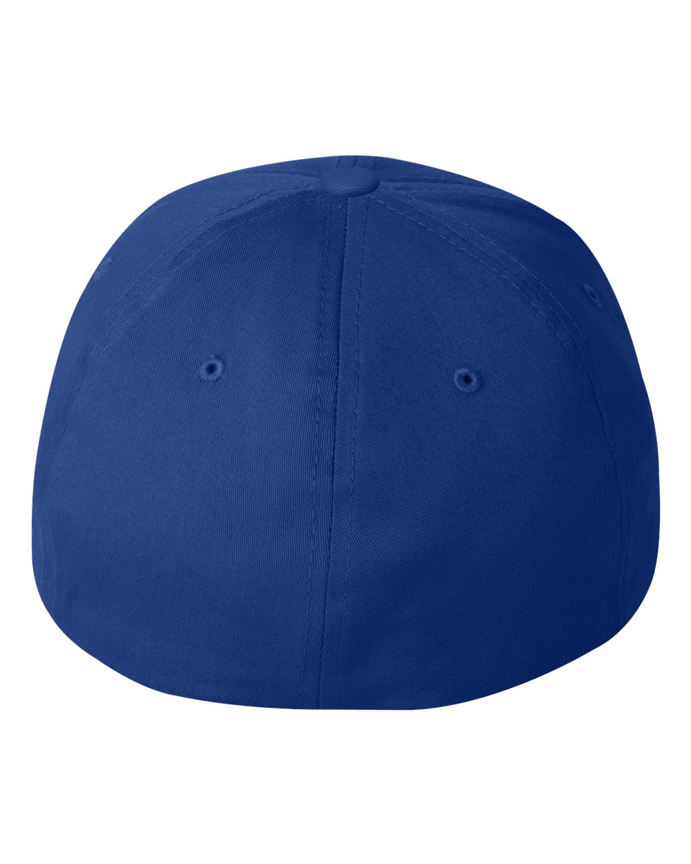 Rear View of Royal Blue V-Flexfit® Cotton Twill Cap - 5001