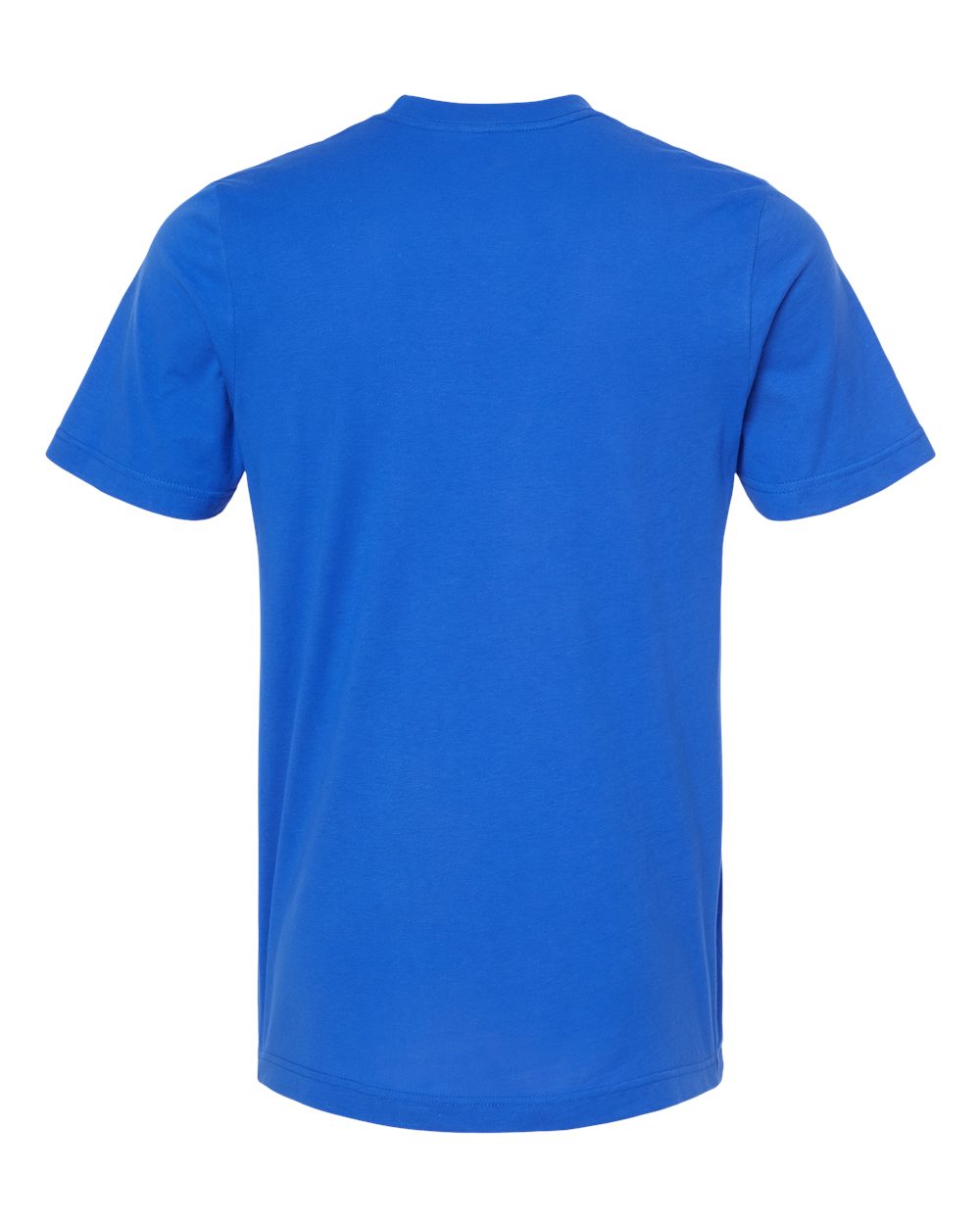 Rear View of Royal Combed Cotton T-Shirt - 602