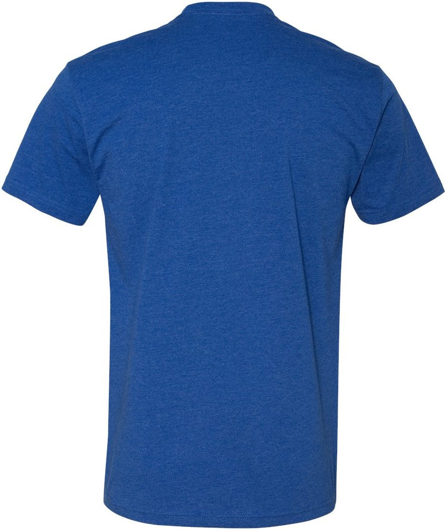 Rear View of Royal CVC T-Shirt - 6210