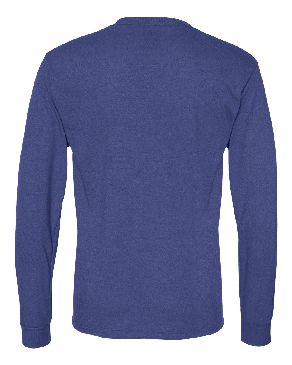 Rear View of Royal Dri-Power® Performance Long Sleeve T-Shirt - 21MLR