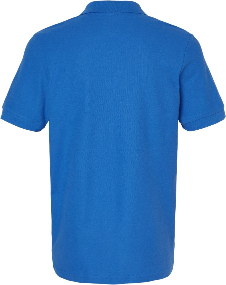 Rear View of Royal Hammer™ Pique Polo - 85800
