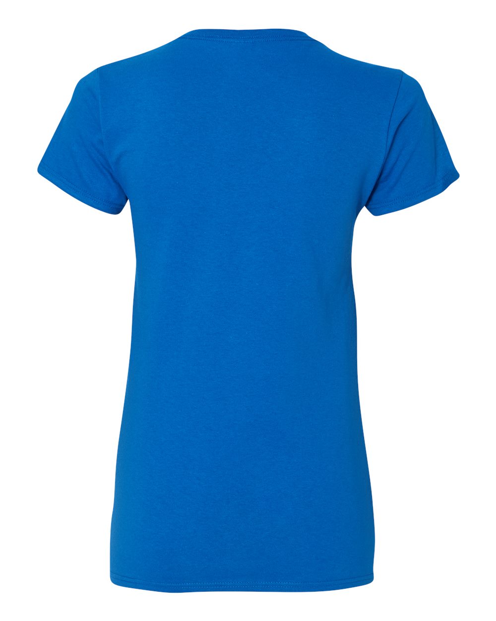 Rear View of Royal Heavy Cotton™ Women’s V-Neck T-Shirt - 5V00L