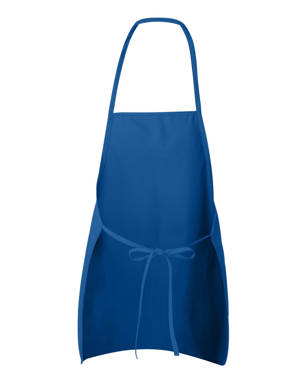 Rear View of Royal Long Butcher Block Apron - 5505