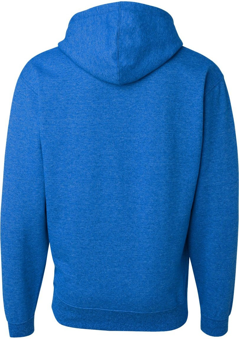 Rear View of Royal Premium Hooded Sweatshirt - 8824