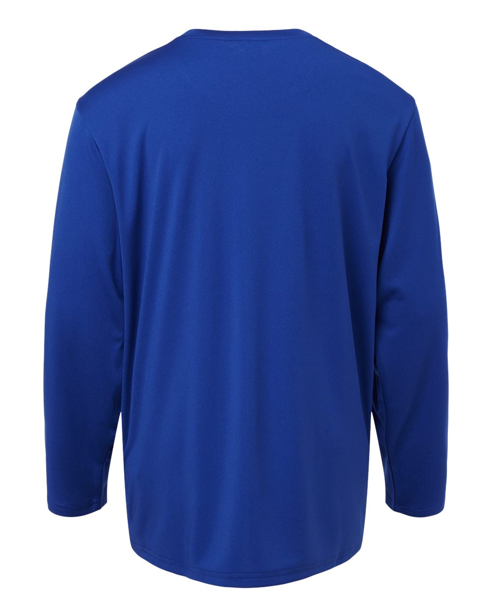 Rear View of Royal Pro-Lock Youth Performance Long Sleeve T-Shirt - 48400Y