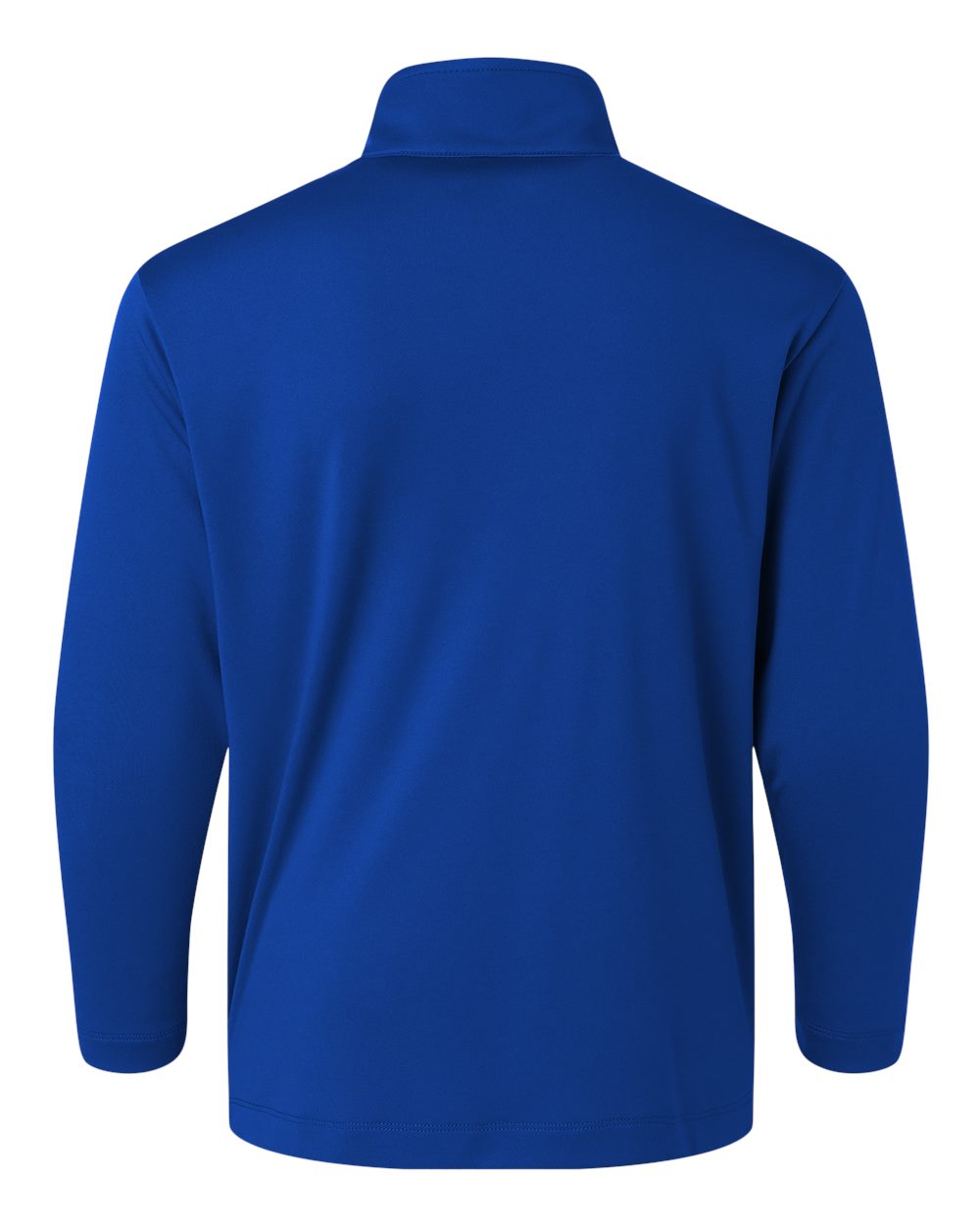 Rear View of Royal Pro-Lock Youth Performance Quarter-Zip Pullover - 41870Y