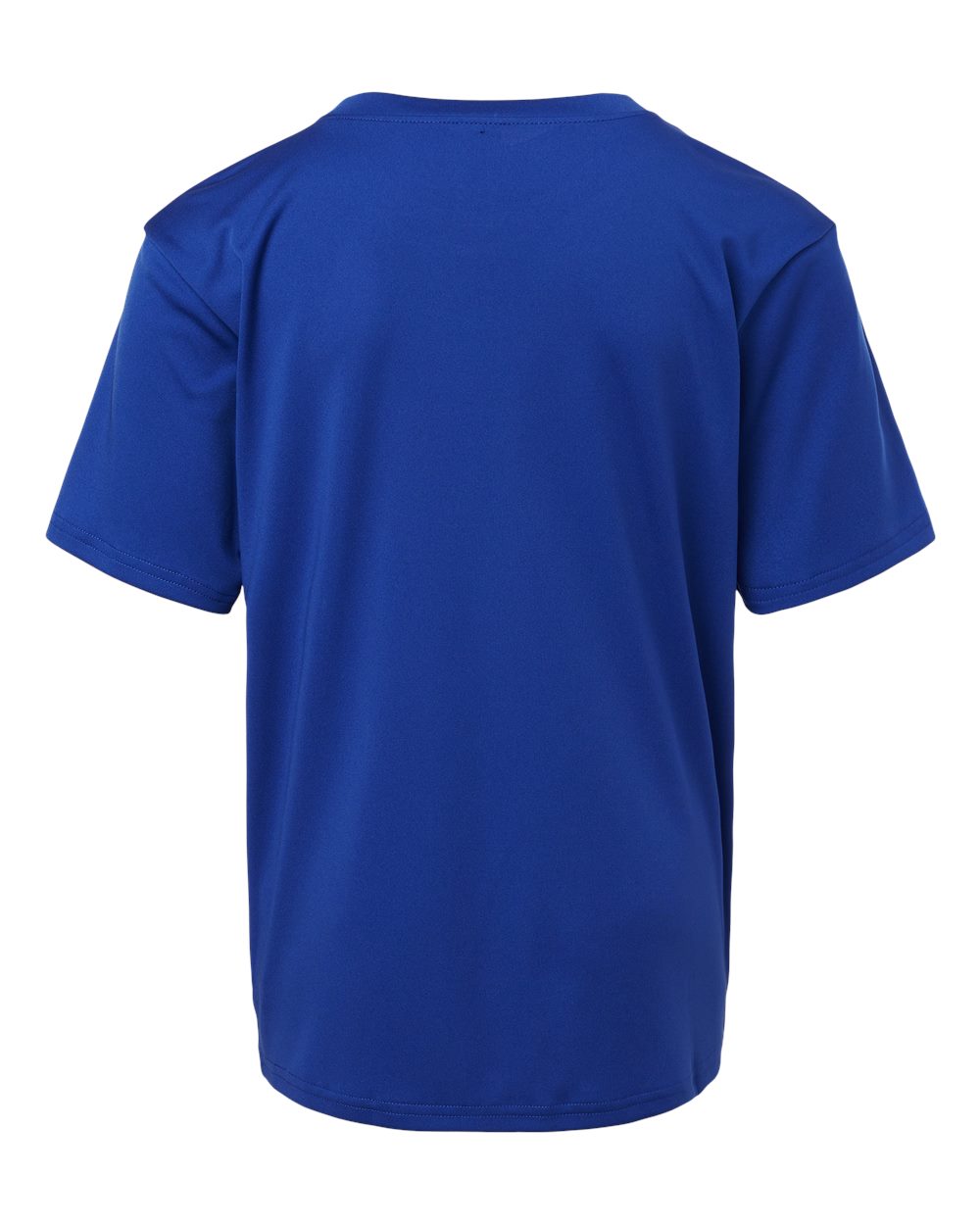 Rear View of Royal Pro-Lock Youth Performance T-Shirt - 48000Y