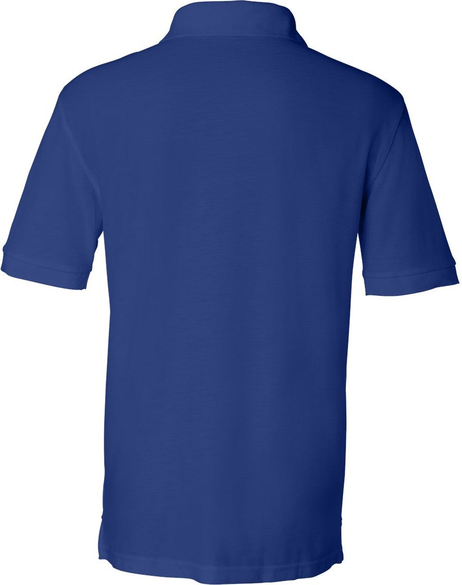 Rear View of Royal Silky Smooth Piqué Polo - 0500