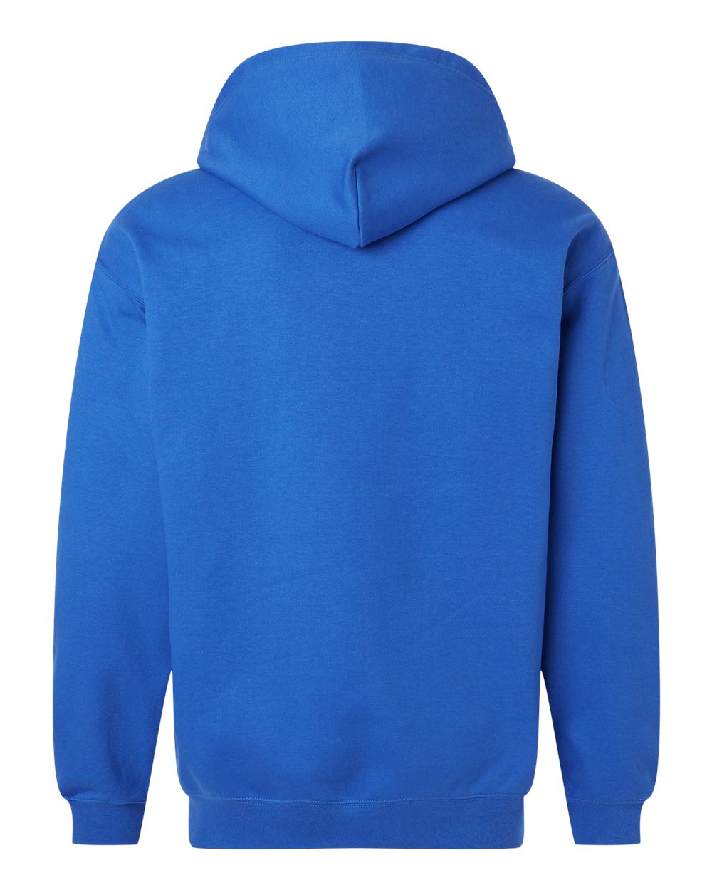 Rear View of Royal Softstyle® Full-Zip Hooded Sweatshirt - SF600