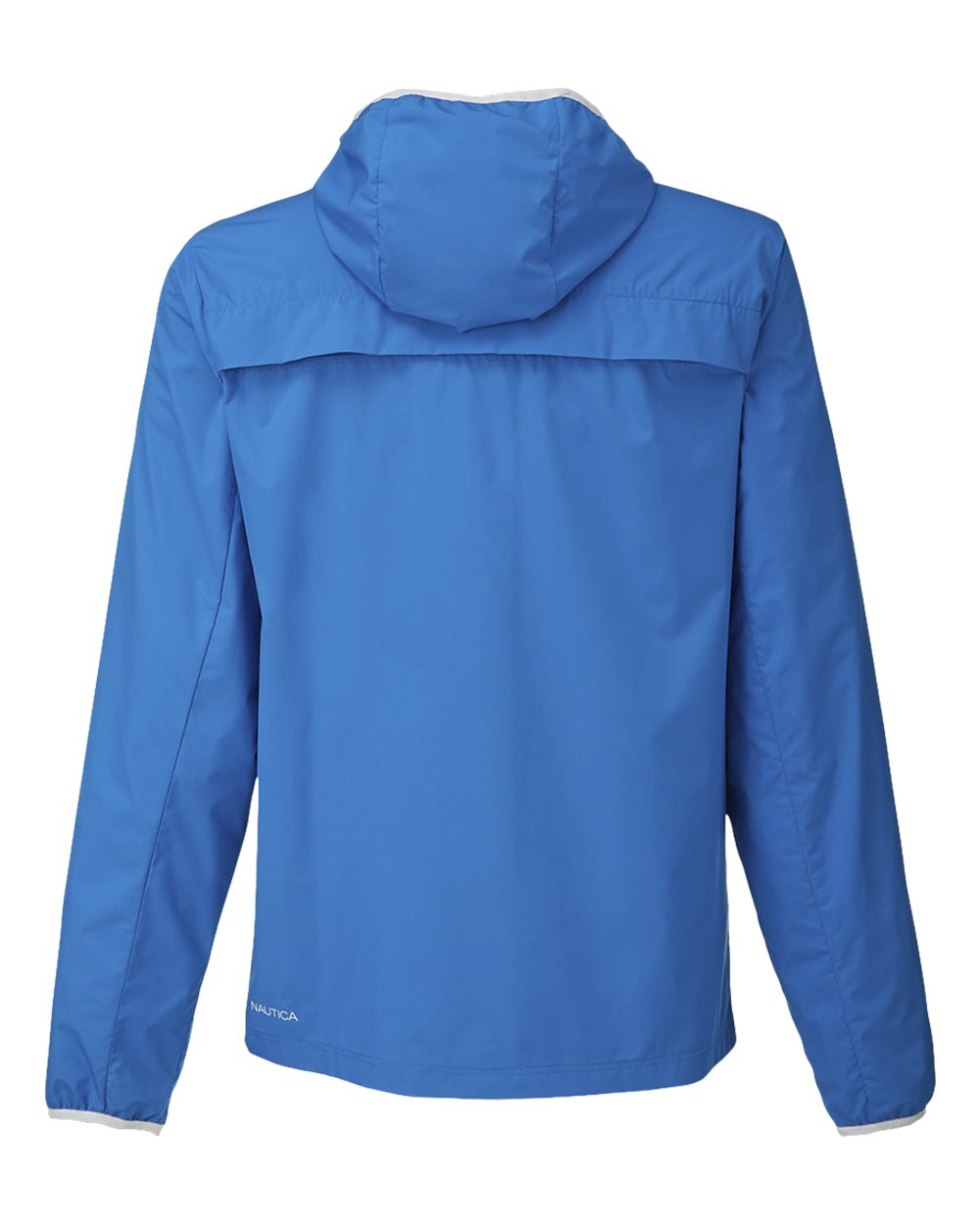 Rear View of Royal Stillwater Hooded Windbreaker - N17926