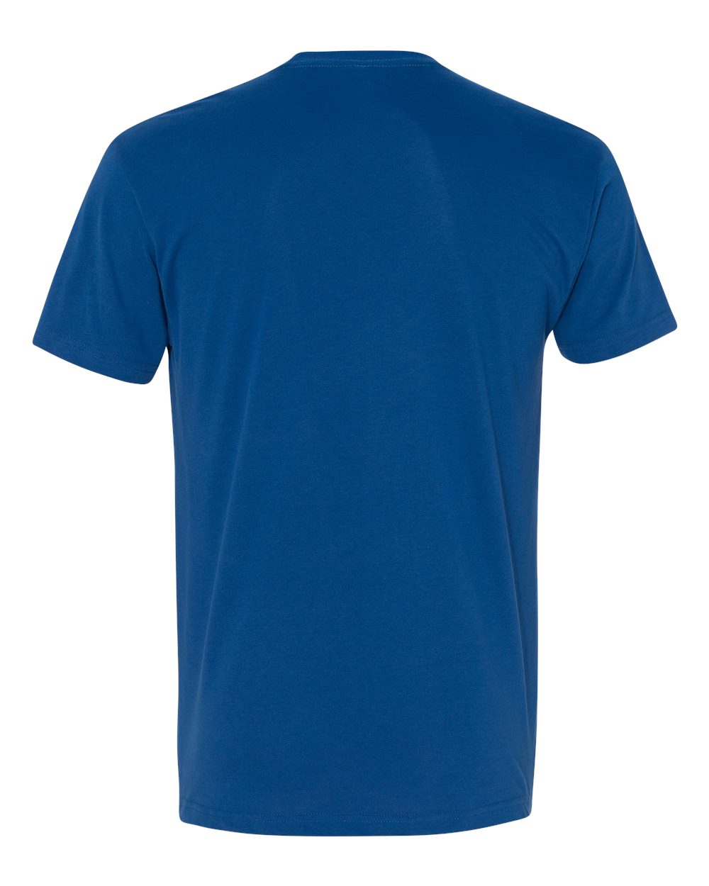 Rear View of Royal Sueded T-Shirt - 6410
