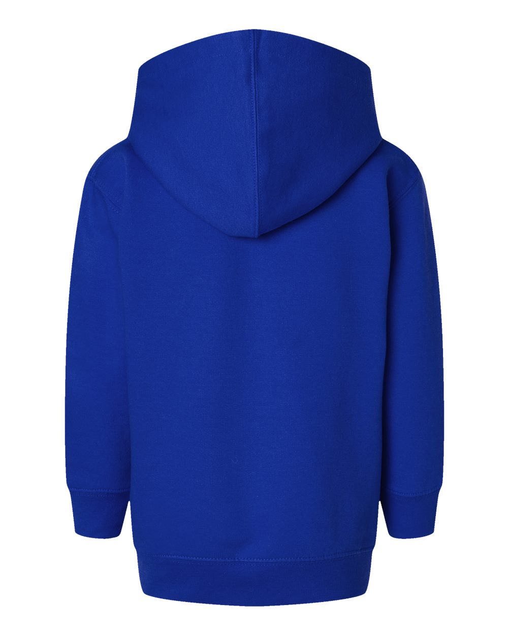 Rear View of Royal Toddler Pullover Fleece Hoodie - 3326
