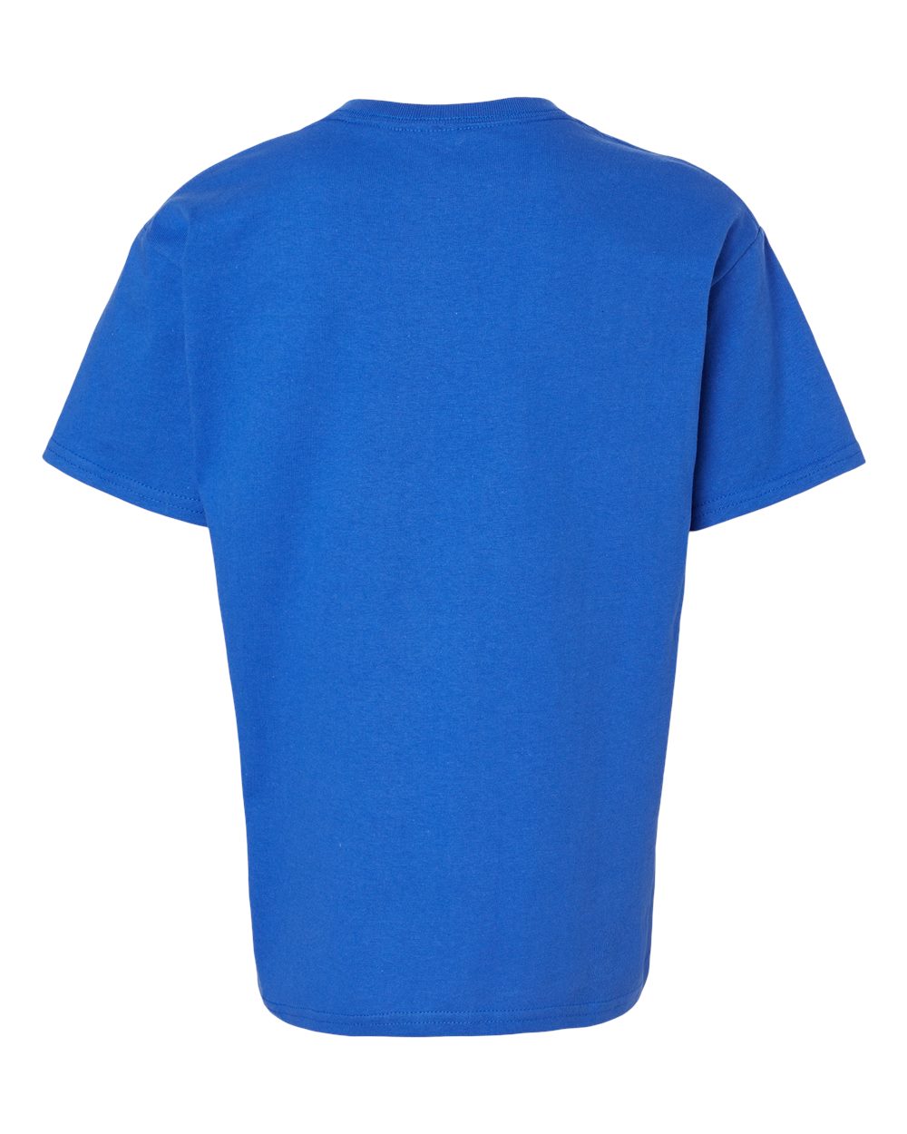 Rear View of Royal Ultra Cotton® Youth T-Shirt - 2000B