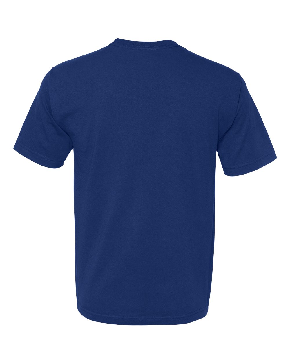 Rear View of Royal USA-Made Midweight T-Shirt - 5040