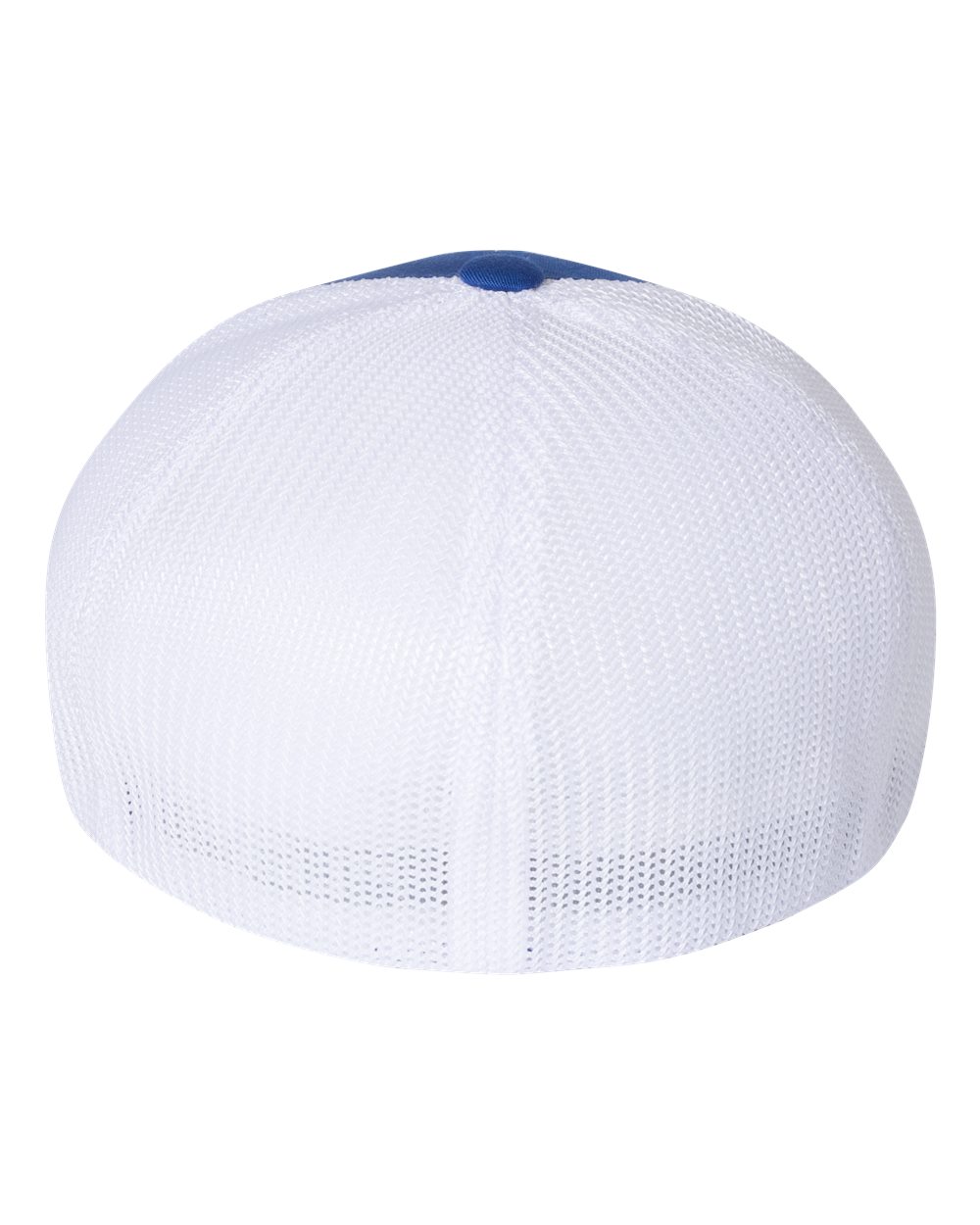 Rear View of Royal/ White Trucker Cap - 6511