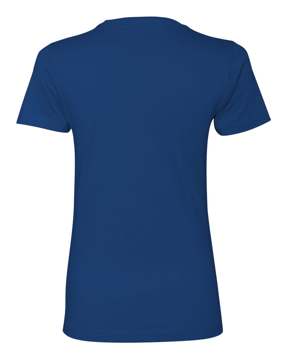 Rear View of Royal Women’s Cotton T-Shirt - 3900