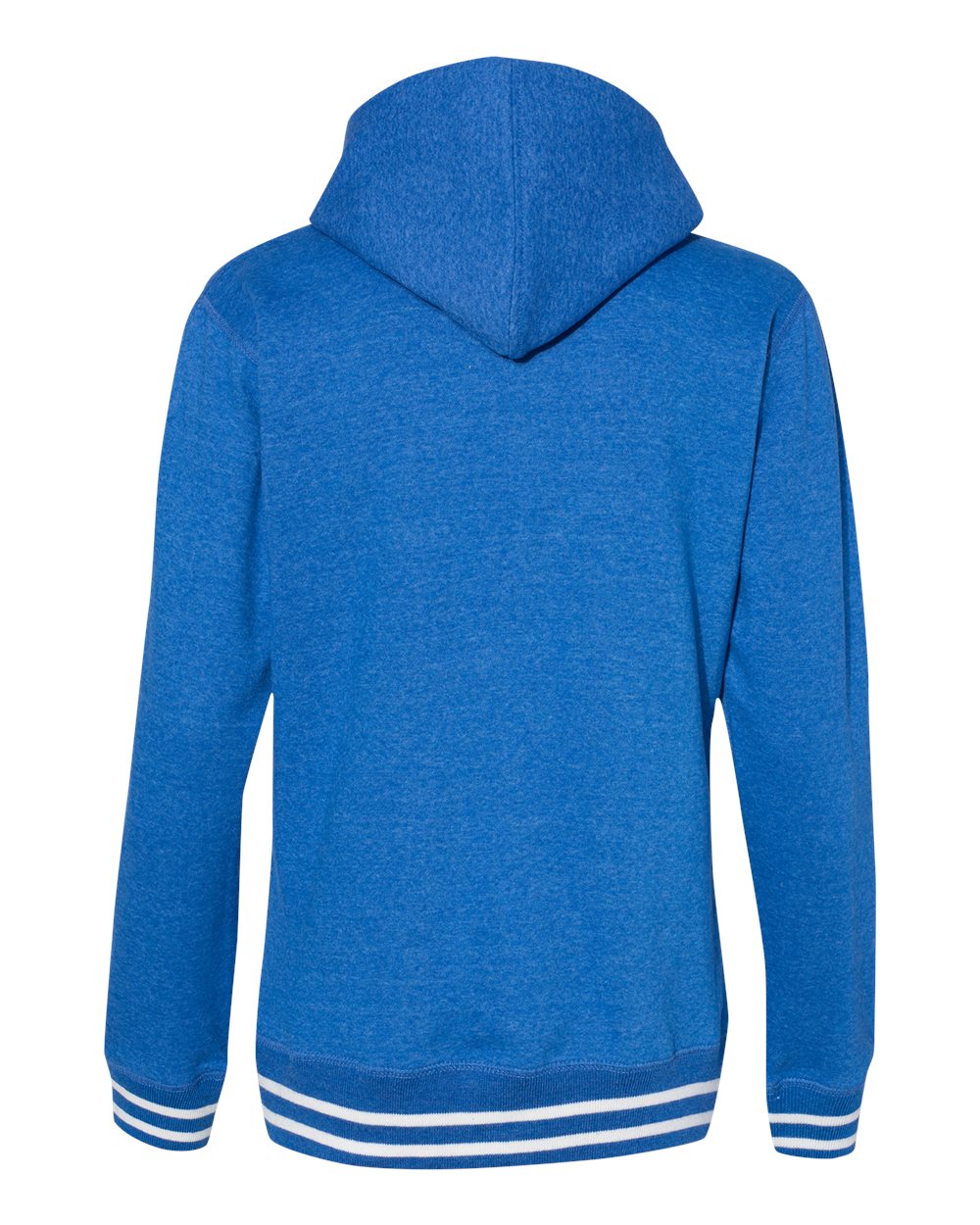 Rear View of Royal Women’s Relay Hooded Sweatshirt - 8651
