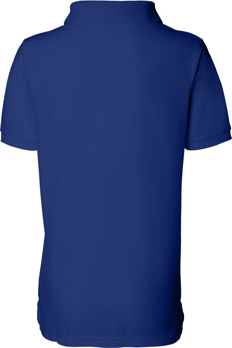 Rear View of Royal Women's Silky Smooth Piqué Polo - 5500