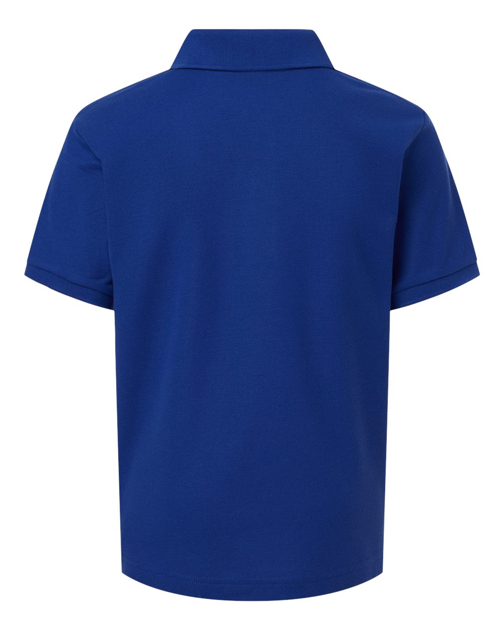 Rear View of Royal Youth Pique Polo - 62800Y