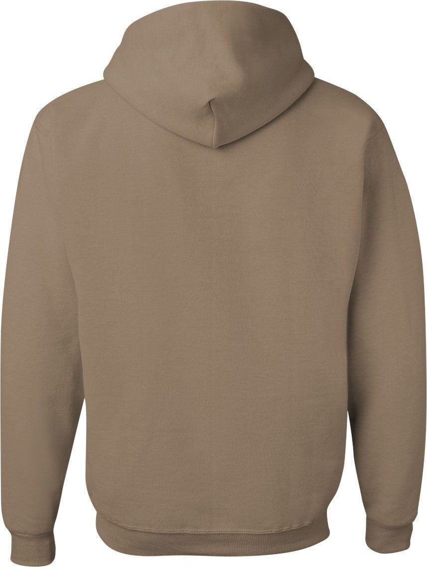 Rear View of Safari NuBlend® Hooded Sweatshirt - 996MR