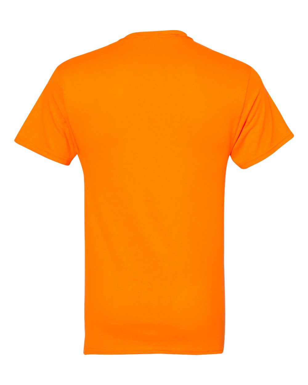 Rear View of Safety Orange Ecosmart™ T-Shirt - 5170