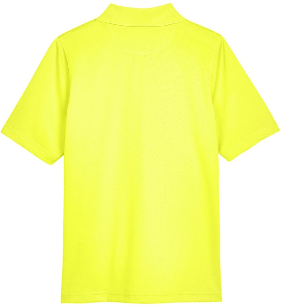 Rear View of Safety Yellow Women's Advantage Snag Protection Plus Polo - M348W