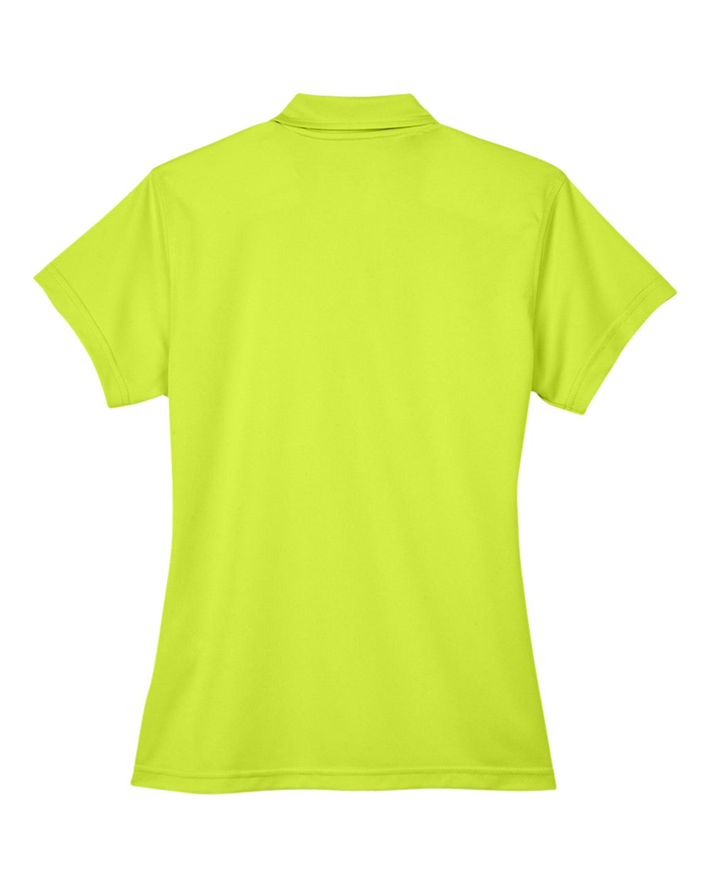 Rear View of Safety Yellow Women's Command Snag Protection Polo - TT21W