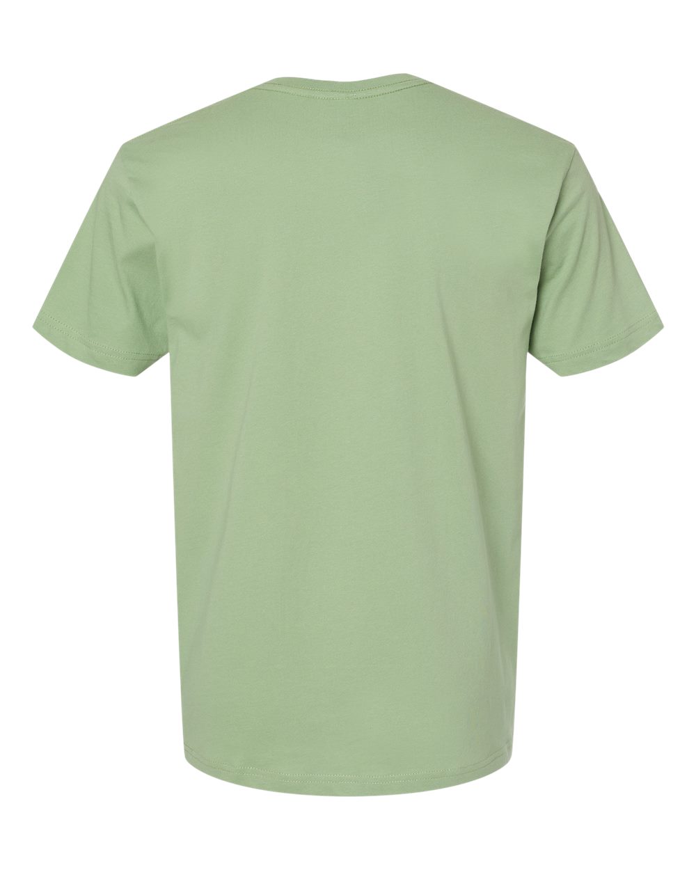 Rear View of Sage Fine Jersey Tee - 6901