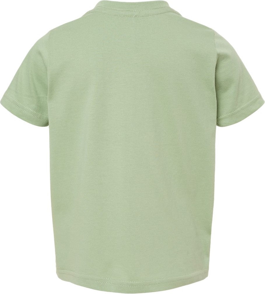 Rear View of Sage Toddler Fine Jersey Tee - 3321