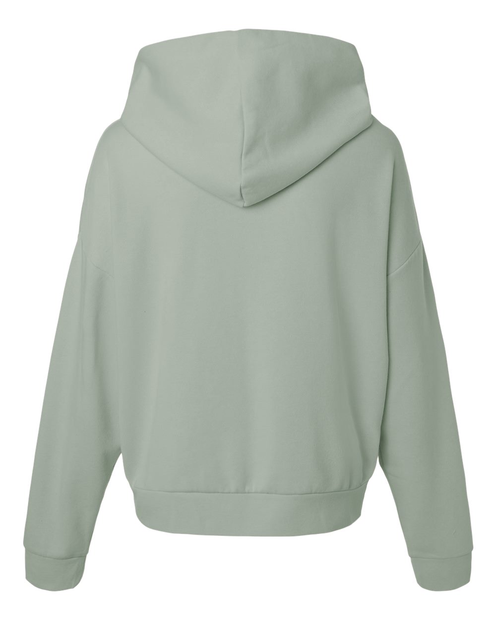 Rear View of Sage Women's California Wave Wash Sunday Hooded Sweatshirt - PRM2600