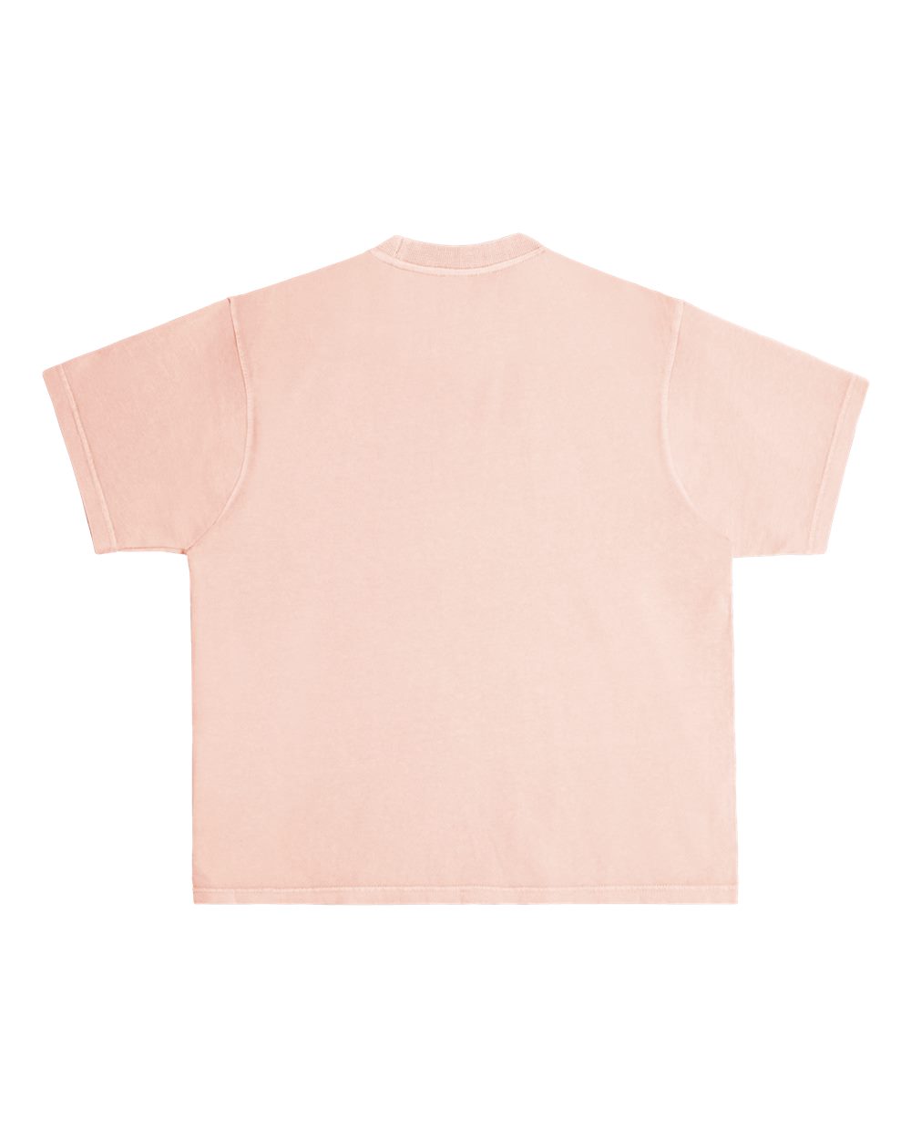 Front View of Salmon Urban Heavyweight T-Shirt - LS16005