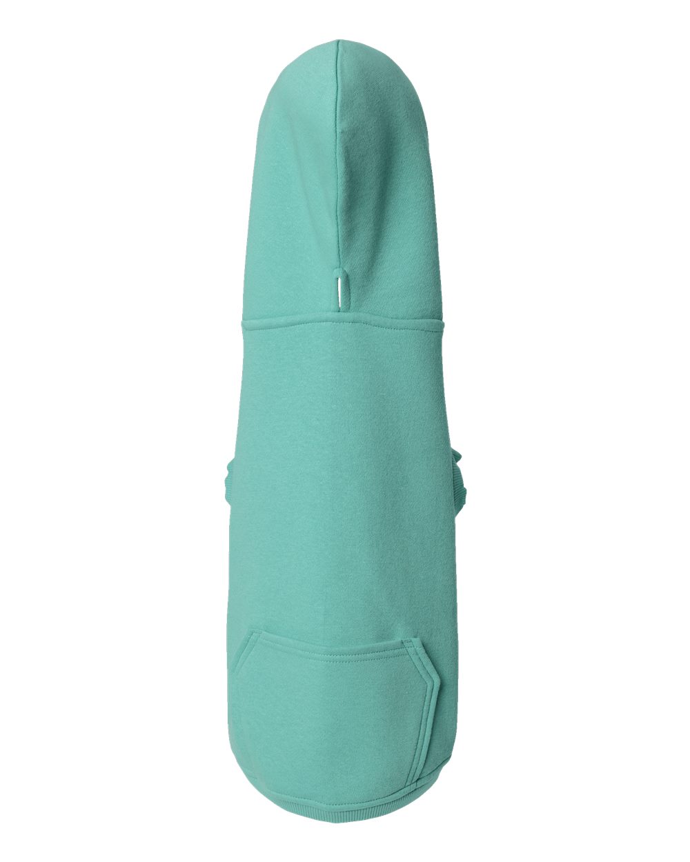 Rear View of Saltwater Doggie 3-End Fleece Hoodie - 3926