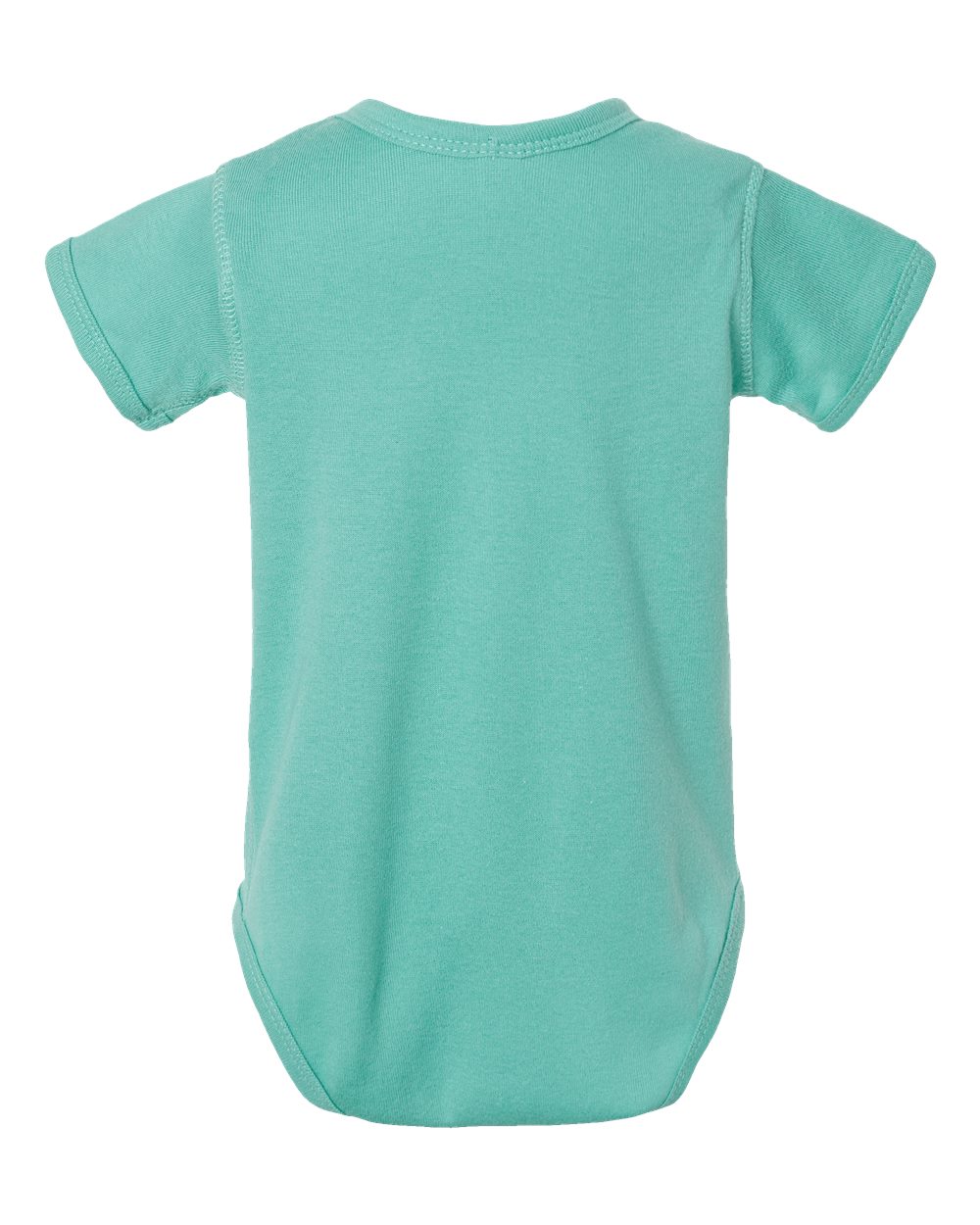 Rear View of Saltwater Infant Baby Rib Bodysuit - 4400