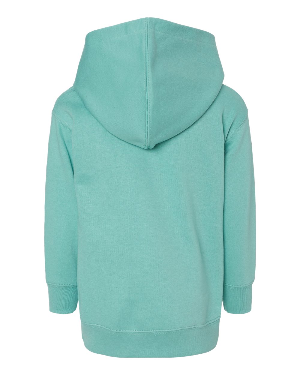Rear View of Saltwater Toddler Pullover Fleece Hoodie - 3326