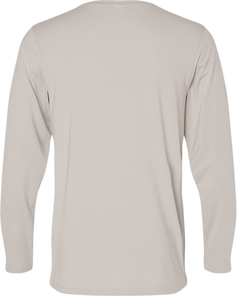 Front View of Sand Aruba Extreme Performance Long Sleeve T-Shirt - 222