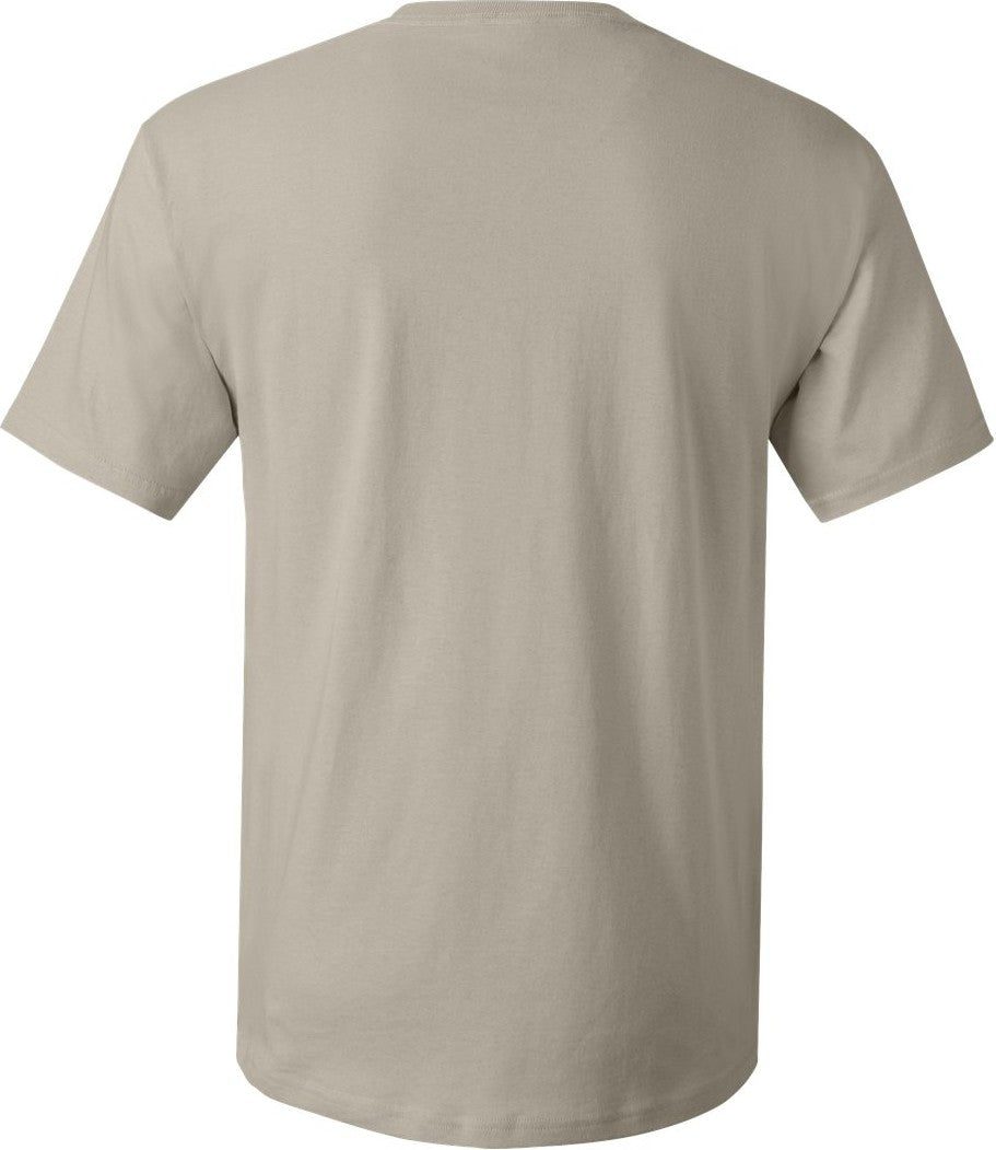 Rear View of Sand Essential-T T-Shirt - 5280