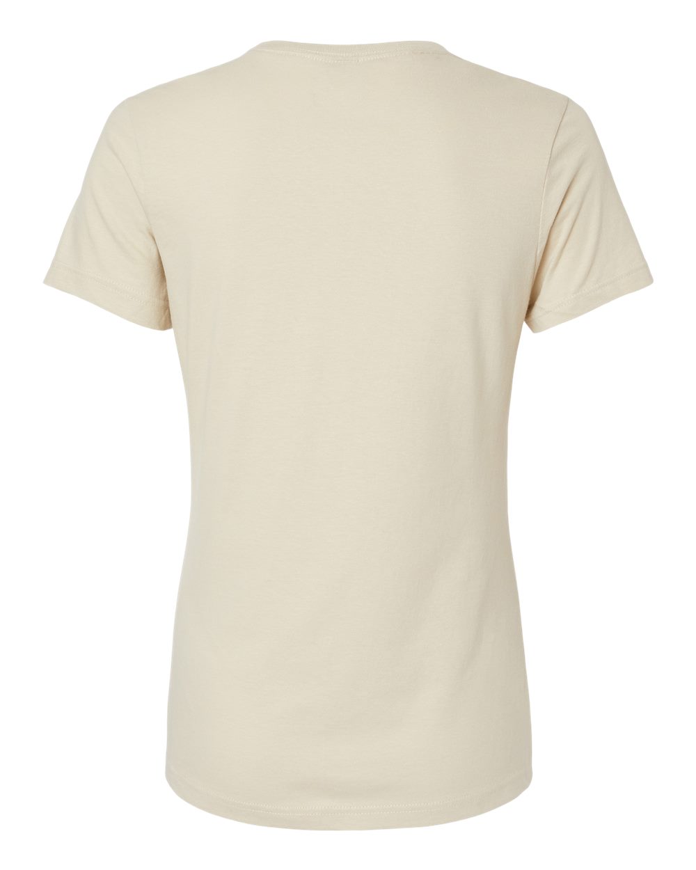 Rear View of Sand Softstyle® Women’s T-Shirt - 64000L