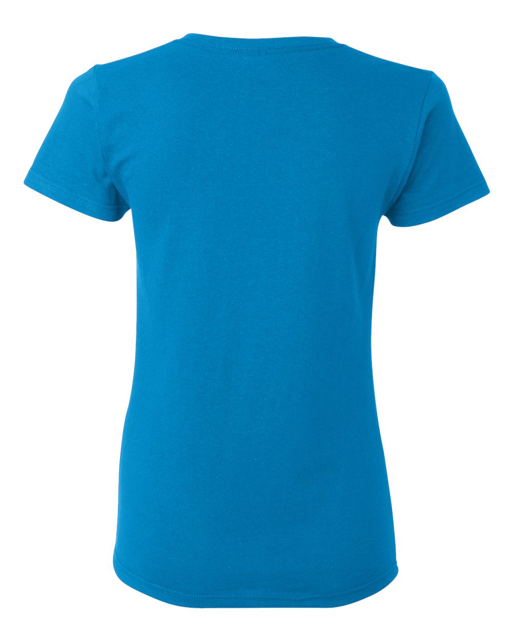 Rear View of Sapphire Heavy Cotton™ Women’s T-Shirt - 5000L