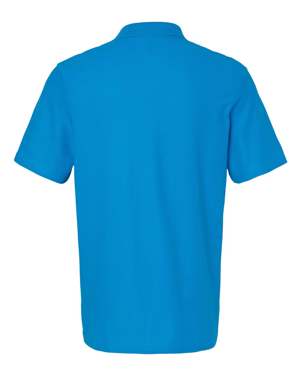 Rear View of Sapphire Softstyle® Pique Polo - 64800