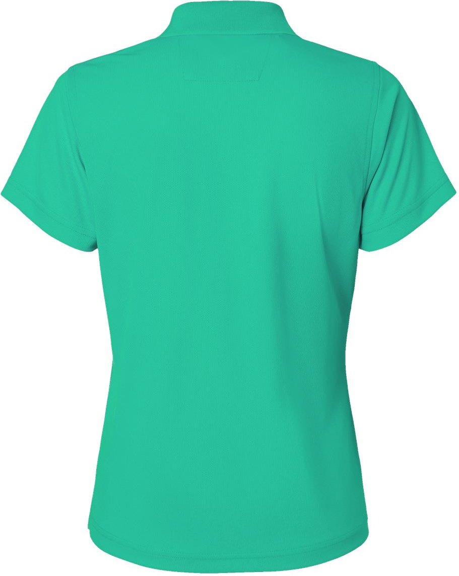 Rear View of Seagreen Women's Saratoga Performance Mini Mesh Polo - 104